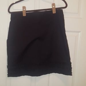 Simple black skirt